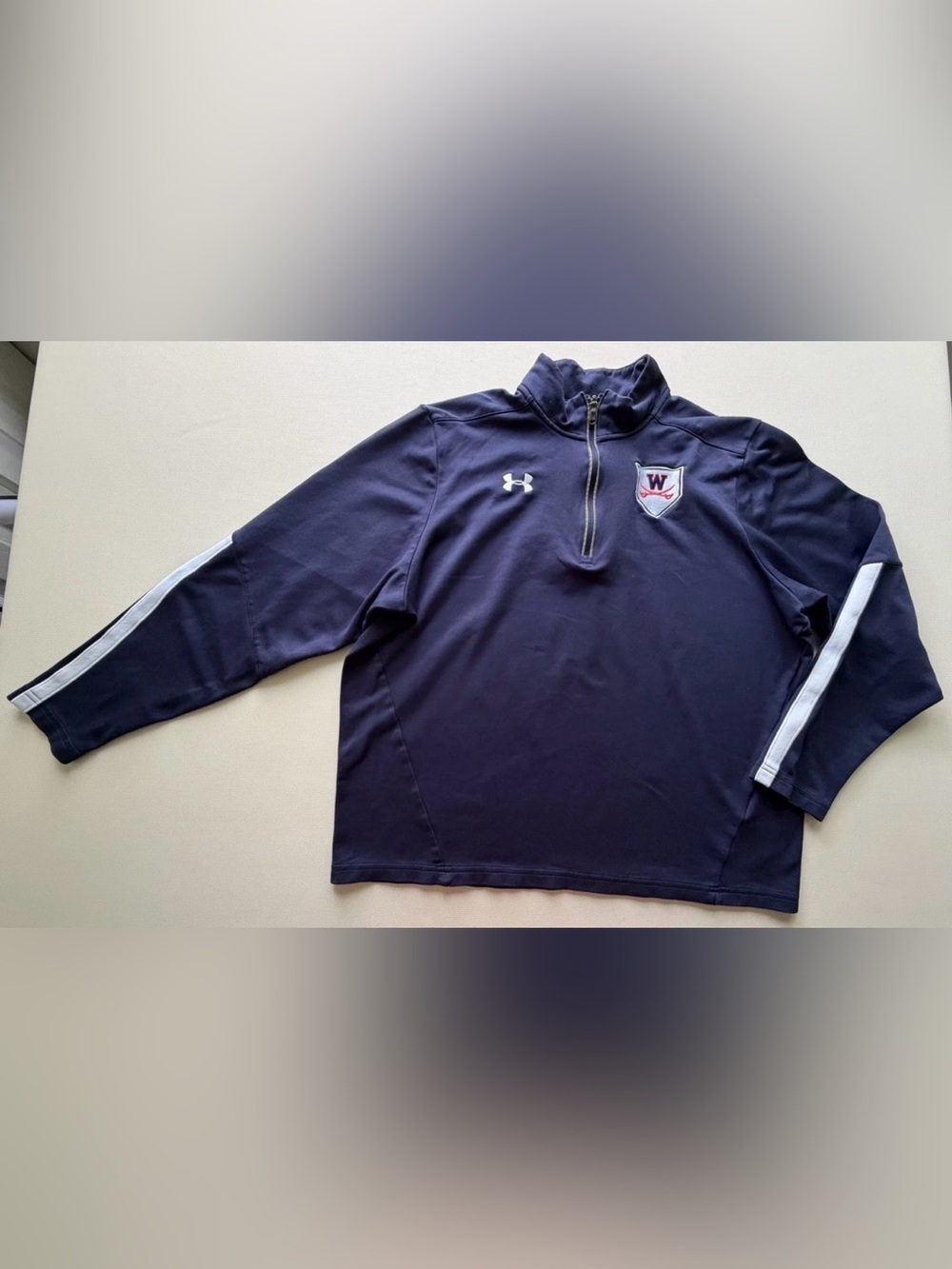 Under Armour Men's Navy Half-Zip Performance Pullover